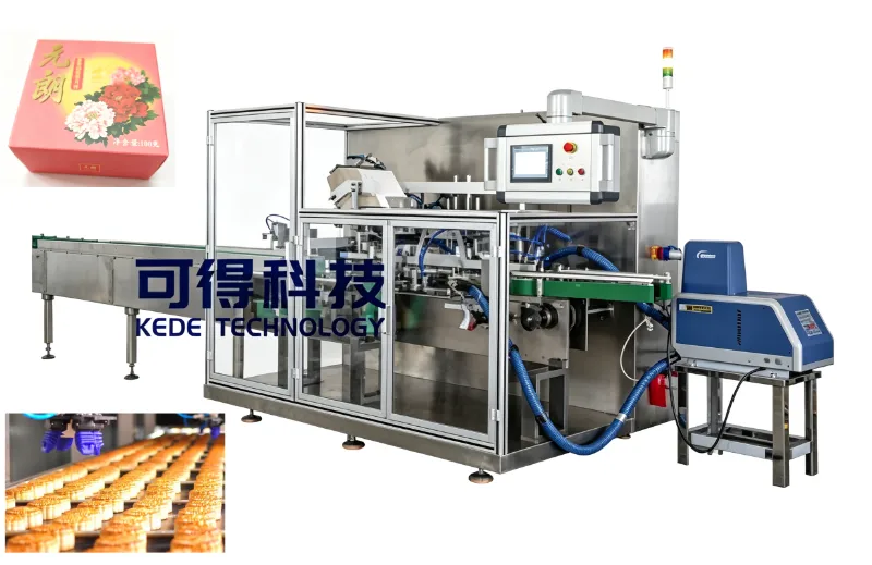 月餅工場が梱包効率を 200% 向上させた方法 – KEDE Machinery が商品を開発しました